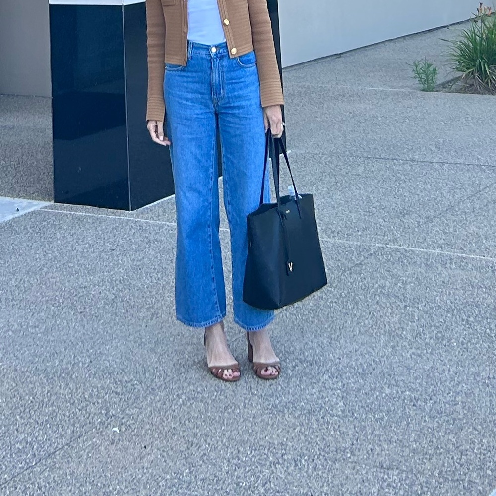 St John Wide Leg Cropped Jean